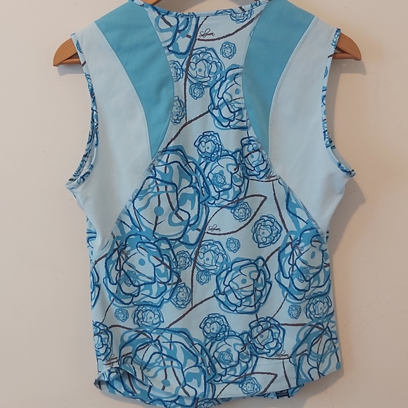 SALOMON | Women's Tank Top Blue Size Medium - Picture 6 of 8